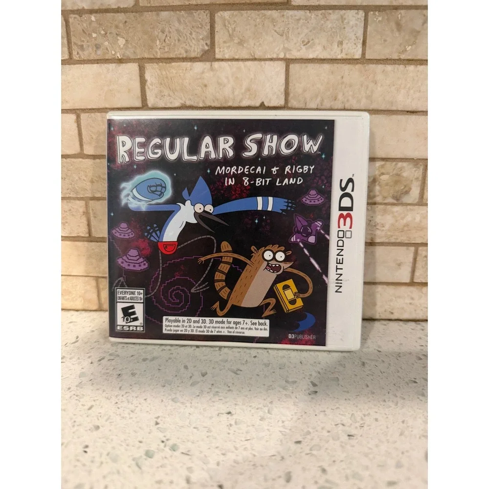 Regular Show Mordecai & Rigby in 8-Bit Land Nintendo 3DS Game